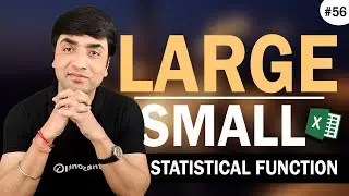 Excel LARGE and SMALL Functions | How to use Array Functions LARGE and SMALL in Excel