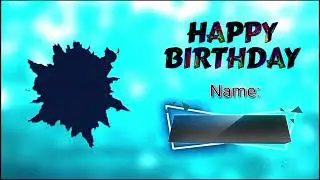 happy birthday video alight motion