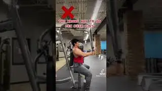 The right way to do the pec deck fly 