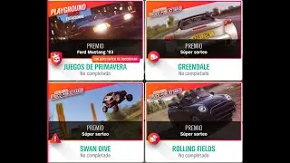 Forza Horizon 4 Primavera Serie 77 Trucos Publicitarios SALTO, ZONA Y TRAMPA DE VELOCIDAD