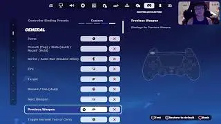 fortniteee settiings