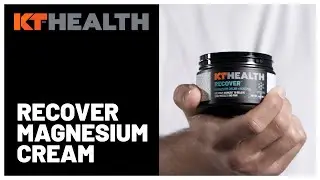 KT Health Recover Magnesium Cream with Menthol: Post-Workout Cooling Relief | Soothe Sore Muscles