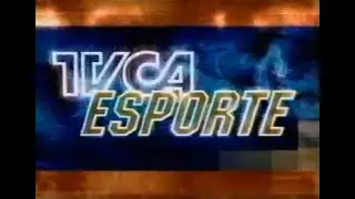 Vinheta TVCA Esporte (TV Centro América (Globo - MT)) - 2001/2011