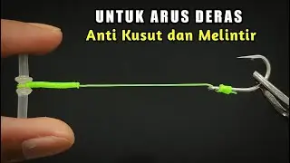 Cara membuat rangkaian pancing dasaran anti melintir / Bottom fishing free tangle - twist