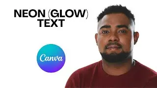 Canva Neon Text Effect Tutorial | Make Glowing Text Fast