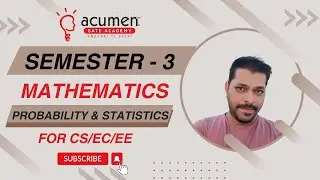 Intro to Probability & Statistics - 2| Engineering Mathematics for GTU Sem - 3 CS/EC/EE by Sagarsir
