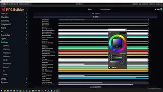 Custom Editor Theme for Unity RPG Builder