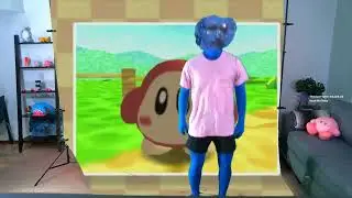 jumping up and down to the entire kirby 64 soundtrack