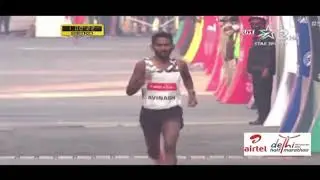 airtel Delhi half marathon 2020 avinash sable Create a national record