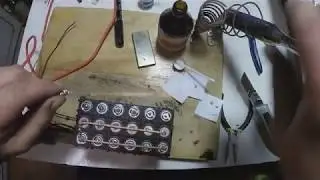 кораблик для рыбалки своими руками часть 25 паяем аккумулятор 3 s на 18000 mAh из 18650