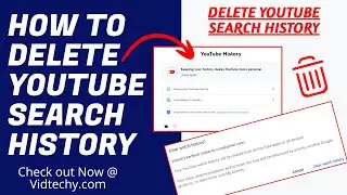 how to delete youtube search history