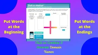 Dot-o-mator | Free Domain Name Generator Tool | PART 12