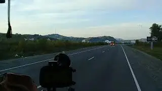 Дальнобой по Сибири и ДВ на пятаке. Взял в рейс жену🙈