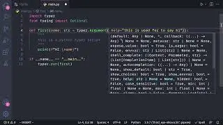 Python Typer for scripting - Help Text (தமிழ்)