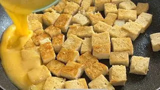 10 MINUTES RECIPE | Mix TOFU and EGGS 🥚 To Make This Sweet & Savoury Dish | Only 5 Main Ingredients