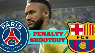 Paris Saint Germain vs FC Barcelona penalty shootout |efootball23| #efootball23 #fifa