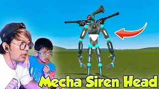 BANG CUPU INVITES MIKACIL TO SEE MECHA SIREN HEAD FOR THE FIRST TIME‼️ (Gmod)