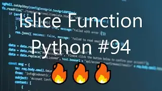 #94 Islice Function - Python Tips & Tricks | #CodePointer #Shorts 🔥