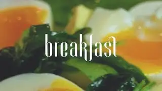 Pumpkin pancakes with soft-boiled eggs and avocado