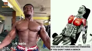 Standing dumbbell chest fly#shorts