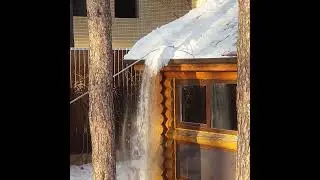 Скребок для уборки снега с крыши