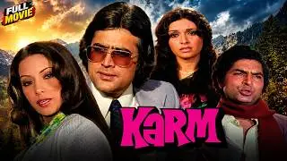 Karm (1977) Full Movie in 4K | Rajesh Khanna, Shabana Azmi, Vidya Sinha | Superhit Hindi Movie