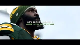De'Vondre Campbell is Packers' nominee for Walter Payton Man of the Year