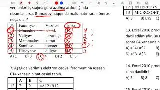 İnformatika | Mövzu 8 | Ms Excel 2010