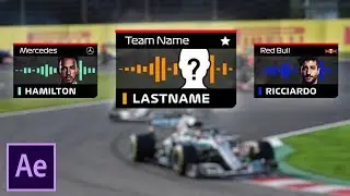FREE Custom F1 Team Radio Graphics! (AE Project + Tutorial)