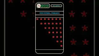 Star Pattern| Problem 9 