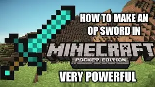 How to make an OP sword in MCPE ✔️No mods ✔️No addons
