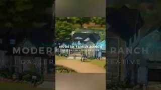 Exterior Speed Build of Modern Family Ranch. 