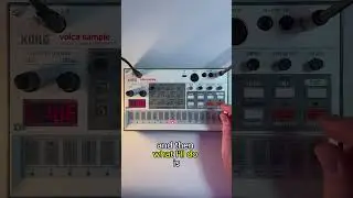 Reverb FX on the Korg Volca Sample #dawless  #reverb #housemusic #korg #volca #sample