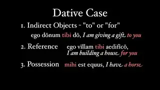 Latin's Case System