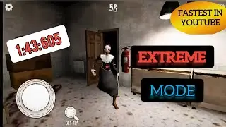 Evil nun speedrun | fastest in youtube | evil nun extreme mode