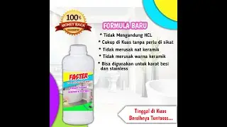 FASTER Cleaner Pembersih Kerak Porselen dan Logam