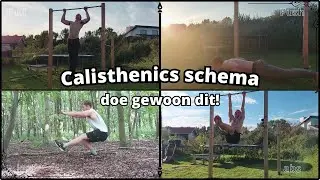 Een calisthenics schema voor beginners