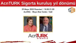 AcnTURK Sigorta kuruluş yıl dönümünü kutluyor.  / Sahrap Soysal ve İlber Ortaylı