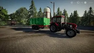 Fs19 {Mtz1025.3 + Tandem 12T} vetőmag szállítás