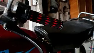 Новые грипсы на мопед Альфа