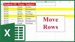 Move Rows in Excel Like a Pro! (Simple Drag & Drop)
