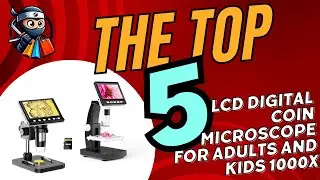 🔬 Top 5 LCD Digital Coin Microscopes for Adults and Kids 1000X | Explore the Miniature World! 🔍