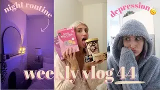 cosy autumn morning & evening routines and feeling depressed for no reason?🙃 weekly vlog 44
