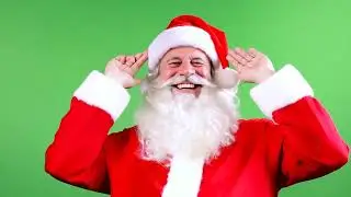 Three Unique Santa Claus Styles | Free Green Screen Backgrounds ✨🎅