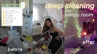 летняя генеральная уборка в комнате || deep cleaning my messy room 🤯 // +разбираюсь в книгах