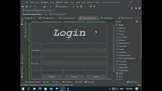 Java with IntelliJ Create form login