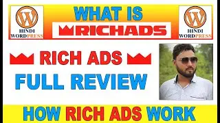 Rich ads review | rich ads setup | how to use rich ads 2022 | richads.com review