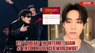 Kim Taehyung Becomes #1 TikTok Influencer in the World?! This Is INSANE 🔥