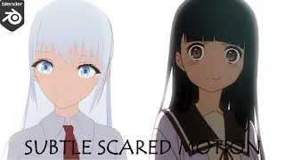 How to animate subtle scared motion in Blender