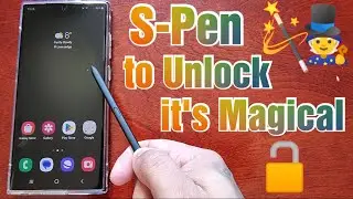 Samsung Galaxy S23 Ultra How to Setup S-Pen to Unlock Simply Press S-Pen Button to unlock the Phone